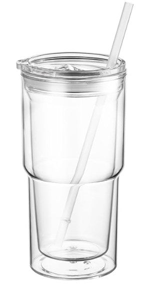 Acrylic Snow Globe Tumbler