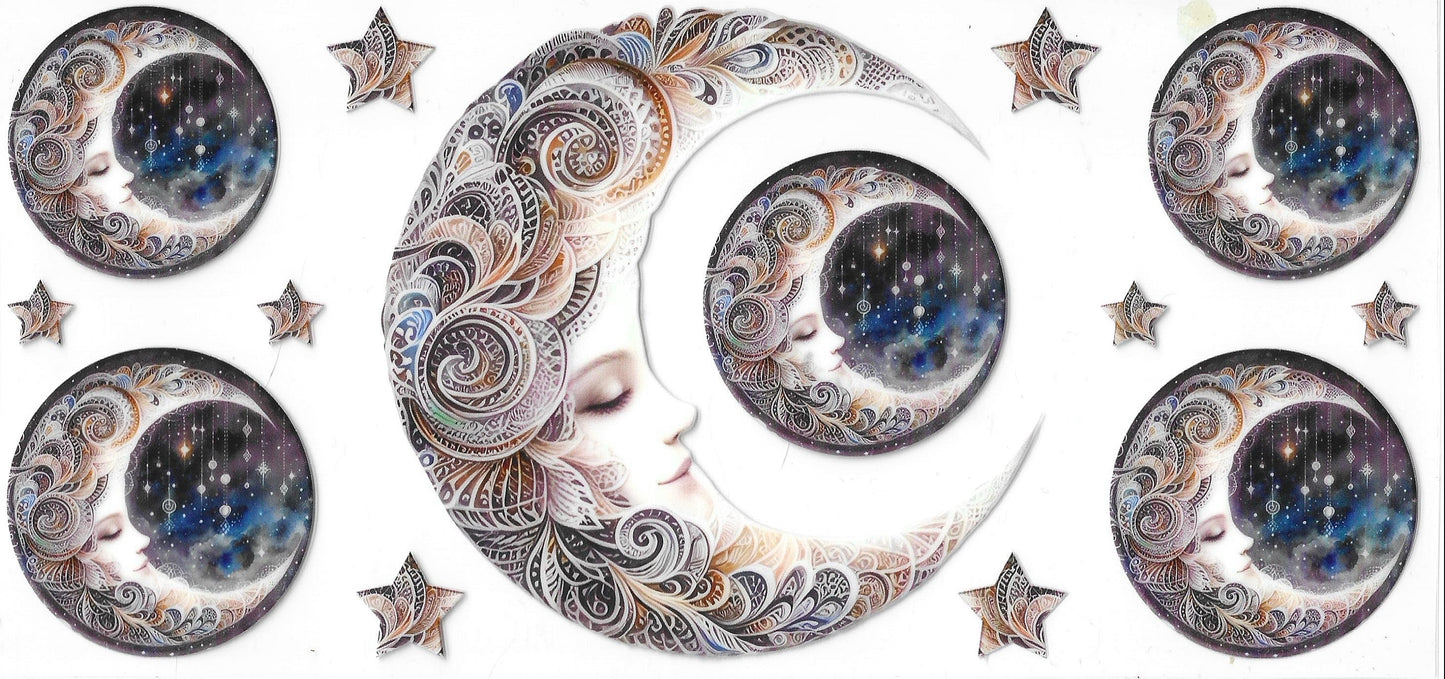 Angel Wings / Feathers / Sun / Moon