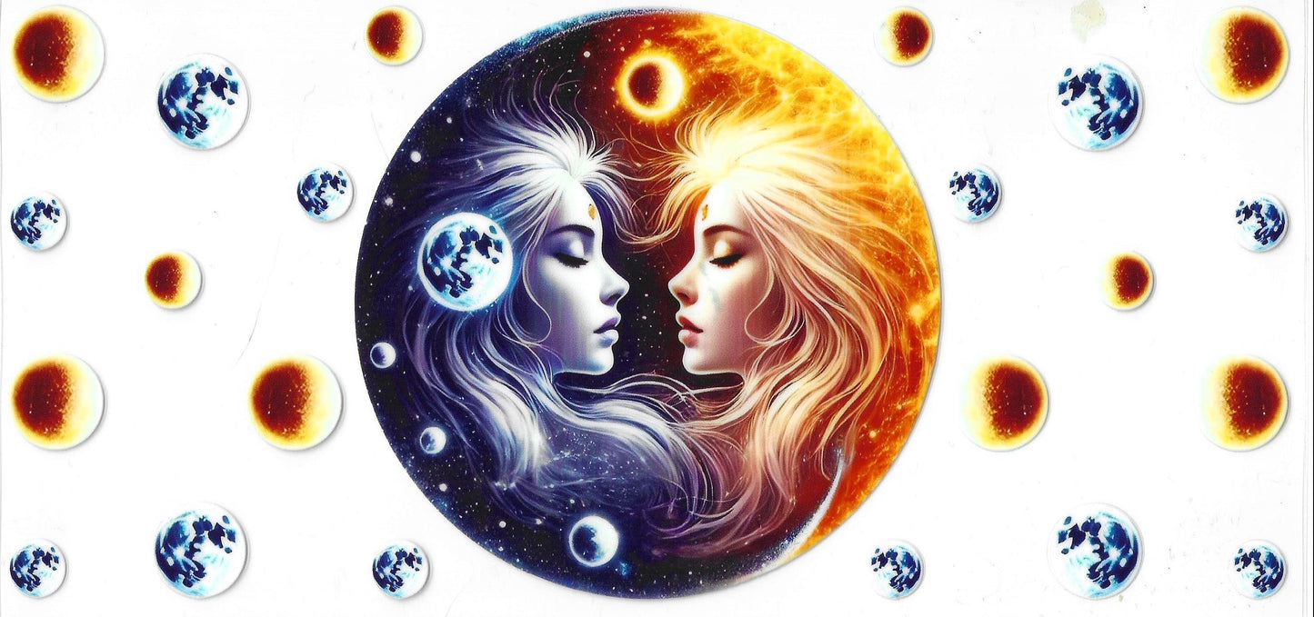 Angel Wings / Feathers / Sun / Moon