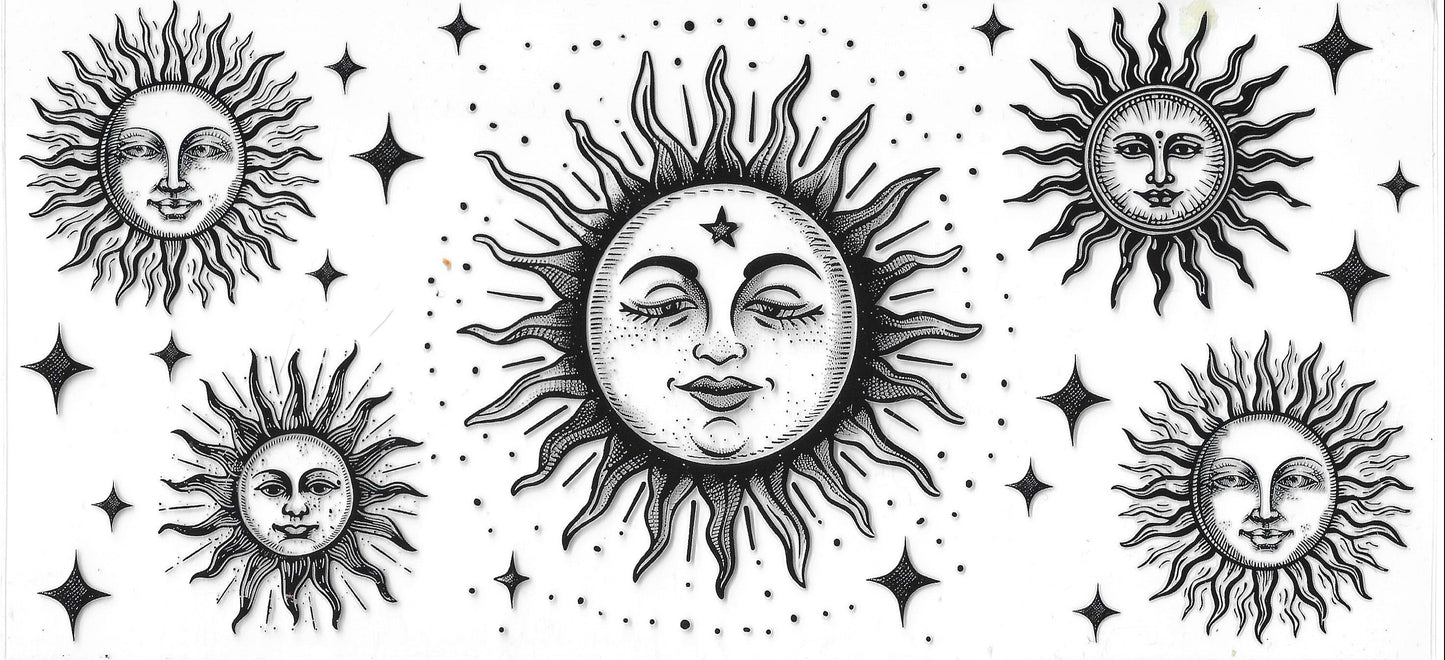 Angel Wings / Feathers / Sun / Moon