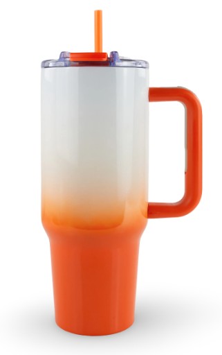 40oz Stainless Ombre Tumbler - Non-Snowglobe
