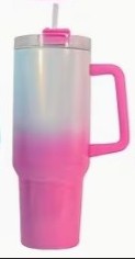 40oz Stainless Ombre Tumbler - Non-Snowglobe