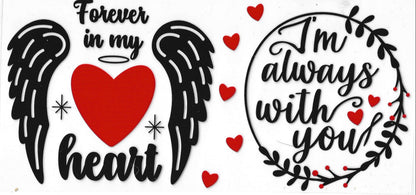 Angel Wings / Feathers / Sun / Moon