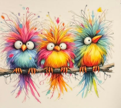 Quirky Birds DECALS
