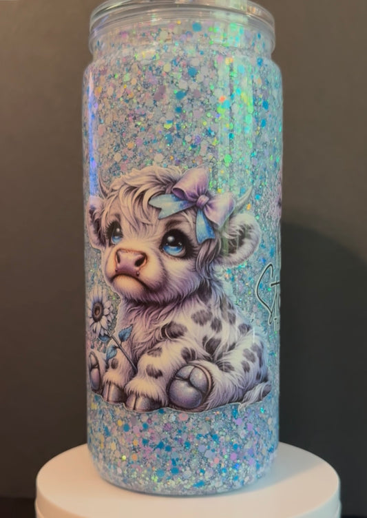 20oz Acrylic Snow Globe Cup