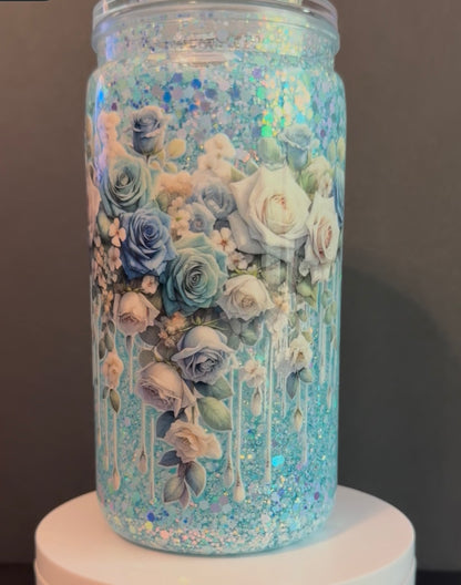 16oz Acrylic Snow Globe Cup