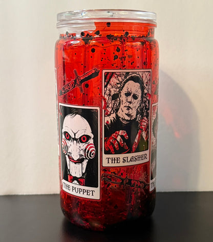 16oz Acrylic Snow Globe Cup