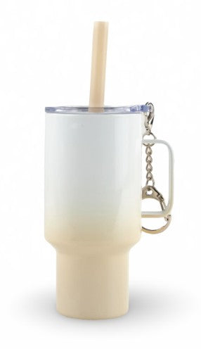 Mini Stainless Steel Tumbler Keychain