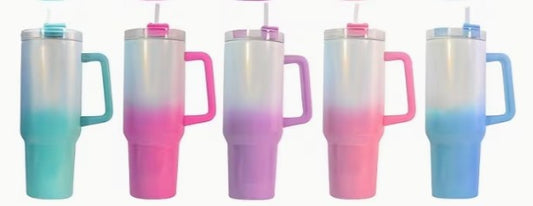 40oz Stainless Ombre Tumbler - Non-Snowglobe