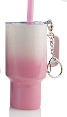 Mini Stainless Steel Tumbler Keychain