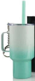 Mini Stainless Steel Tumbler Keychain